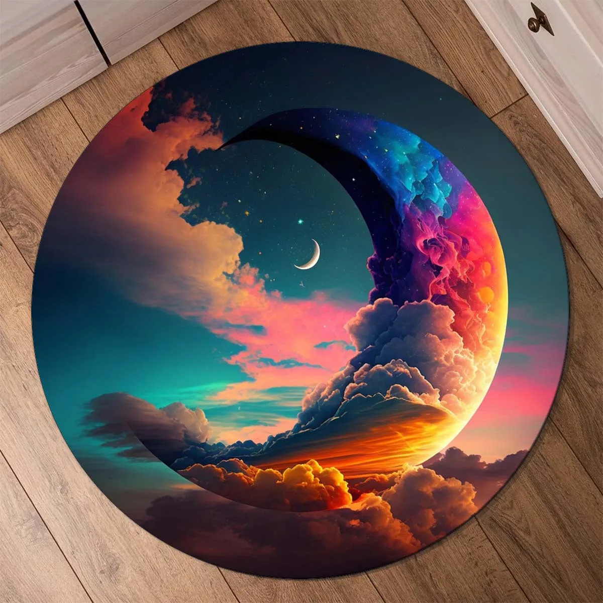 Moon-Inspired Non-Slip Round Area Rug - Soft Polyester, Washable & Shed-Free Carpet for Bedroom, Living Room, and Office Decor
Moon-Inspired Non-Slip Round Area Rug - Soft Polyester, Washable & Shed-Free Carpet for Bedroom, Living Room, and Office Decor