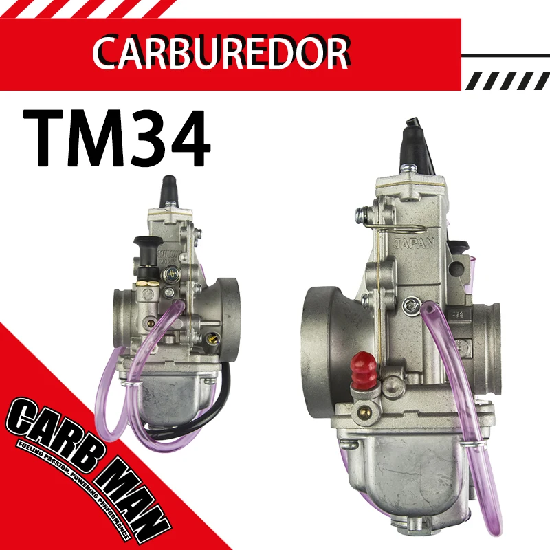 TM34 34mm Flat Slide Motorcycle Carburetor For Mikuni Honda XR250 Kawasaki TMX34 TM34-2 42-6100 50-650cc 2/4 Stroke Engine Carb
TM34 34mm Flat Slide Motorcycle Carburetor For Mikuni Honda XR250 Kawasaki TMX34 TM34-2 42-6100 50-650cc 2/4 Stroke Engine Carb