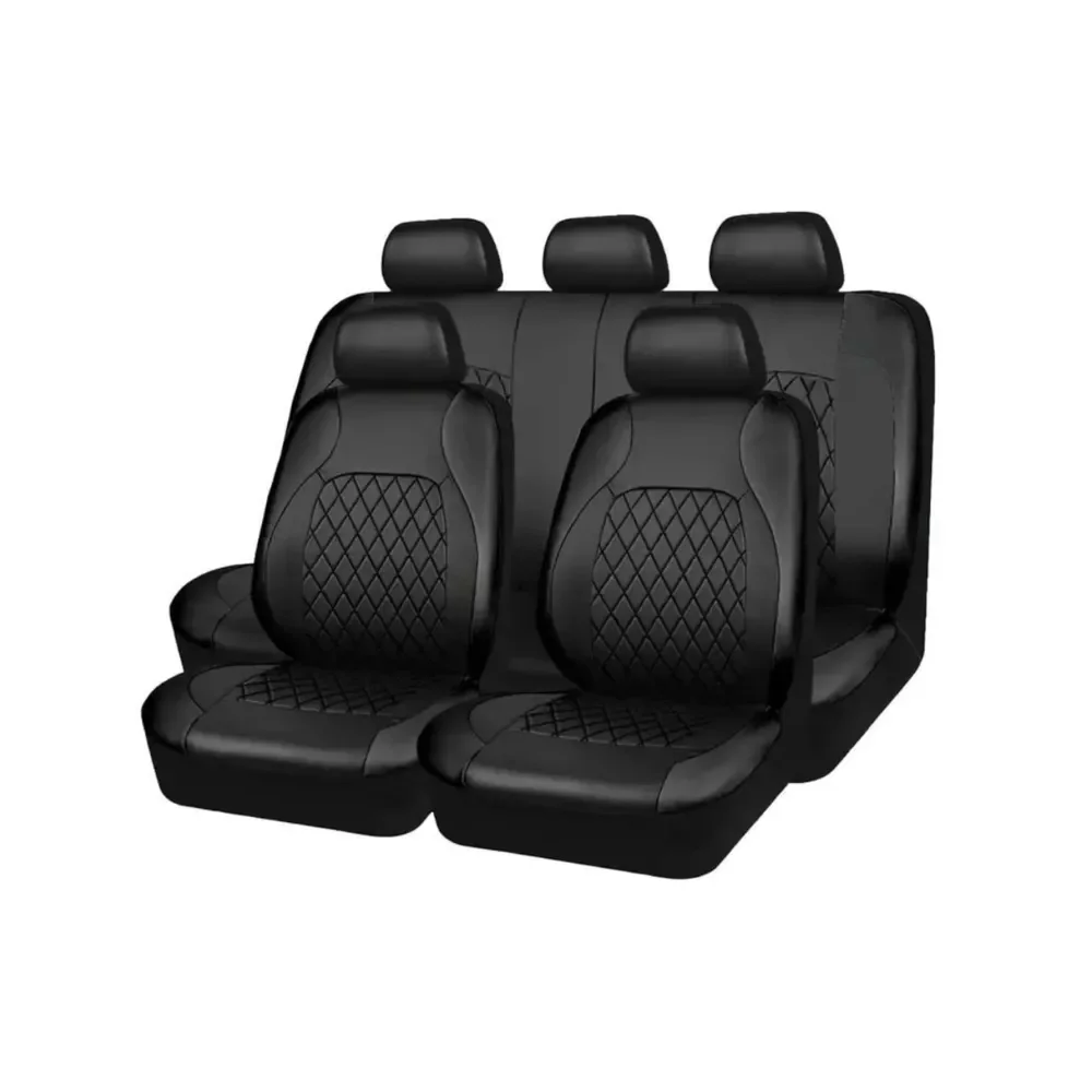 Seat Deluxe AllSeason Quilted Faux Leather Car Seat Covers Comfy SpongePadding, Universal Fit,Car Seat Cover Full Set
Seat Deluxe AllSeason Quilted Faux Leather Car Seat Covers Comfy SpongePadding, Universal Fit,Car Seat Cover Full Set