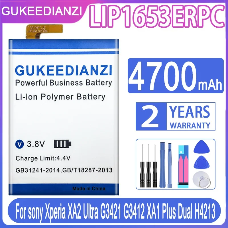 Аккумулятор GUKEEDIANZI LIP1653ERPC для Sony Xperia XA2 Ultra G3421 G3412 XA1 Plus Dual H4213 4700 мАч телефон + номер отслеживания
Аккумулятор GUKEEDIANZI LIP1653ERPC для Sony Xperia XA2 Ultra G3421 G3412 XA1 Plus Dual H4213 4700 мАч телефон + номер отслеживания