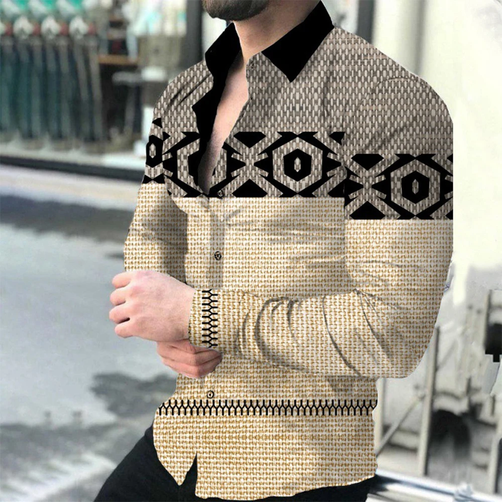 Men Tops Men Shirts Men Printed Printed Shirt Shirt Slim Fit Top Vintage Button Casual Fashion Lapel Long Sleeve
Men Tops Men Shirts Men Printed Printed Shirt Shirt Slim Fit Top Vintage Button Casual Fashion Lapel Long Sleeve