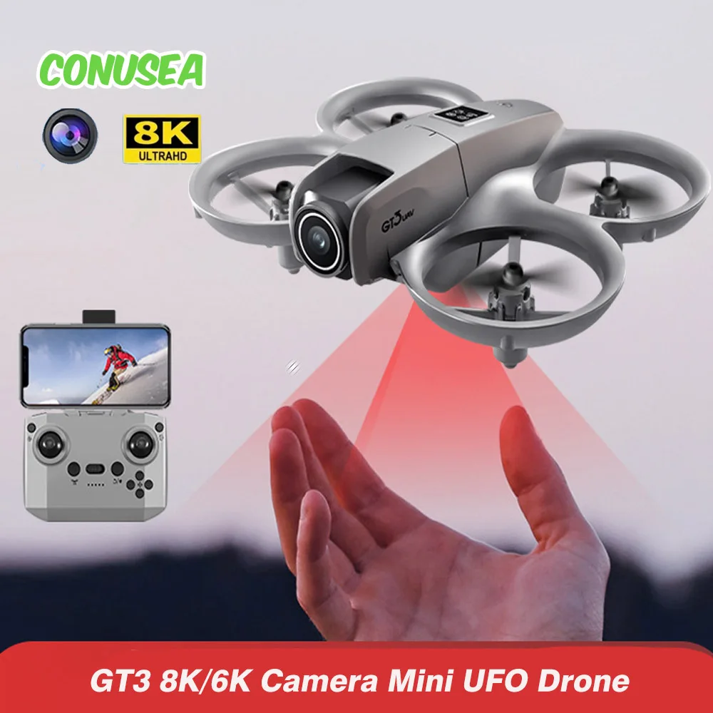 GT3 Dron Wifi Fpv Drone 8K 6K Professional Quadcopter Racing MINI Drones with camera Optical Flow Obstacle Avoidance Airplane
GT3 Dron Wifi Fpv Drone 8K 6K Professional Quadcopter Racing MINI Drones with camera Optical Flow Obstacle Avoidance Airplane