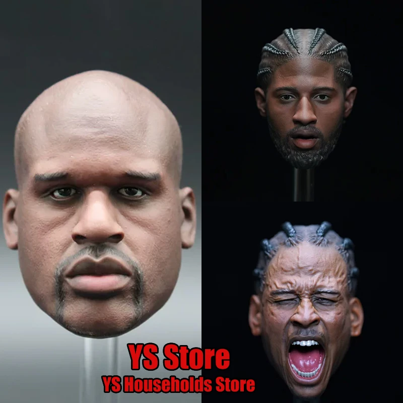 1/6 Basketball Player Athelte Man Soldier Head Sculpture Toys Accessory For 12inch Action Figure Body Decoration Fans Collection
1/6 Basketball Player Athelte Man Soldier Head Sculpture Toys Accessory For 12inch Action Figure Body Decoration Fans Collection