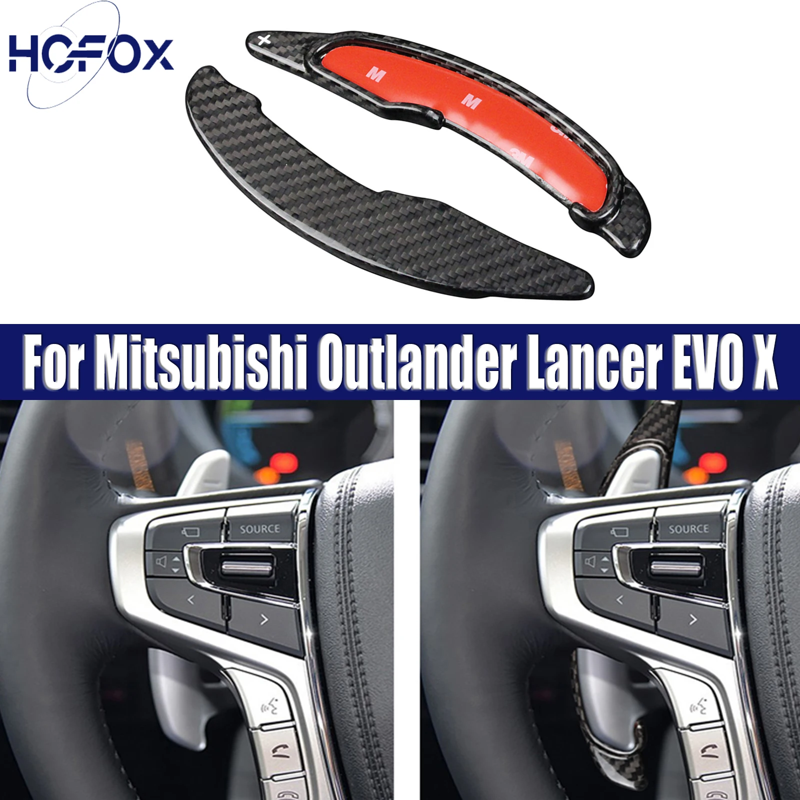 Steering Wheel Shift Paddle Shifter Extension Trim For Mitsubishi Outlander Lancer EVO X ASX
Steering Wheel Shift Paddle Shifter Extension Trim For Mitsubishi Outlander Lancer EVO X ASX
