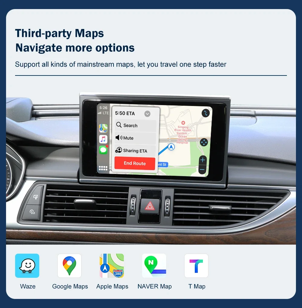 Android Auto 9 Inch Android 13 Car Radio For Audi A6 2012 - 2018 Car GPS Navigation Multimedia Stereo Player Display Head Unit
Android Auto 9 Inch Android 13 Car Radio For Audi A6 2012 - 2018 Car GPS Navigation Multimedia Stereo Player Display Head Unit