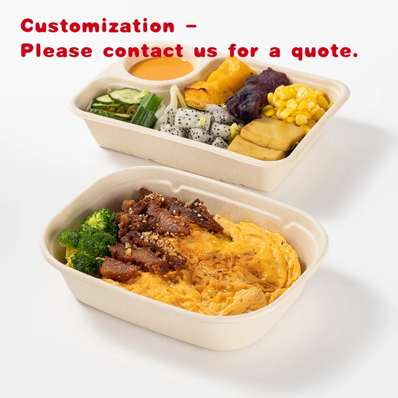 custom.LOKYO Compostable% Environmental Sugarcane Food Packaging Disposable Bagasse Pulp Bento Box with Lids
custom.LOKYO Compostable% Environmental Sugarcane Food Packaging Disposable Bagasse Pulp Bento Box with Lids