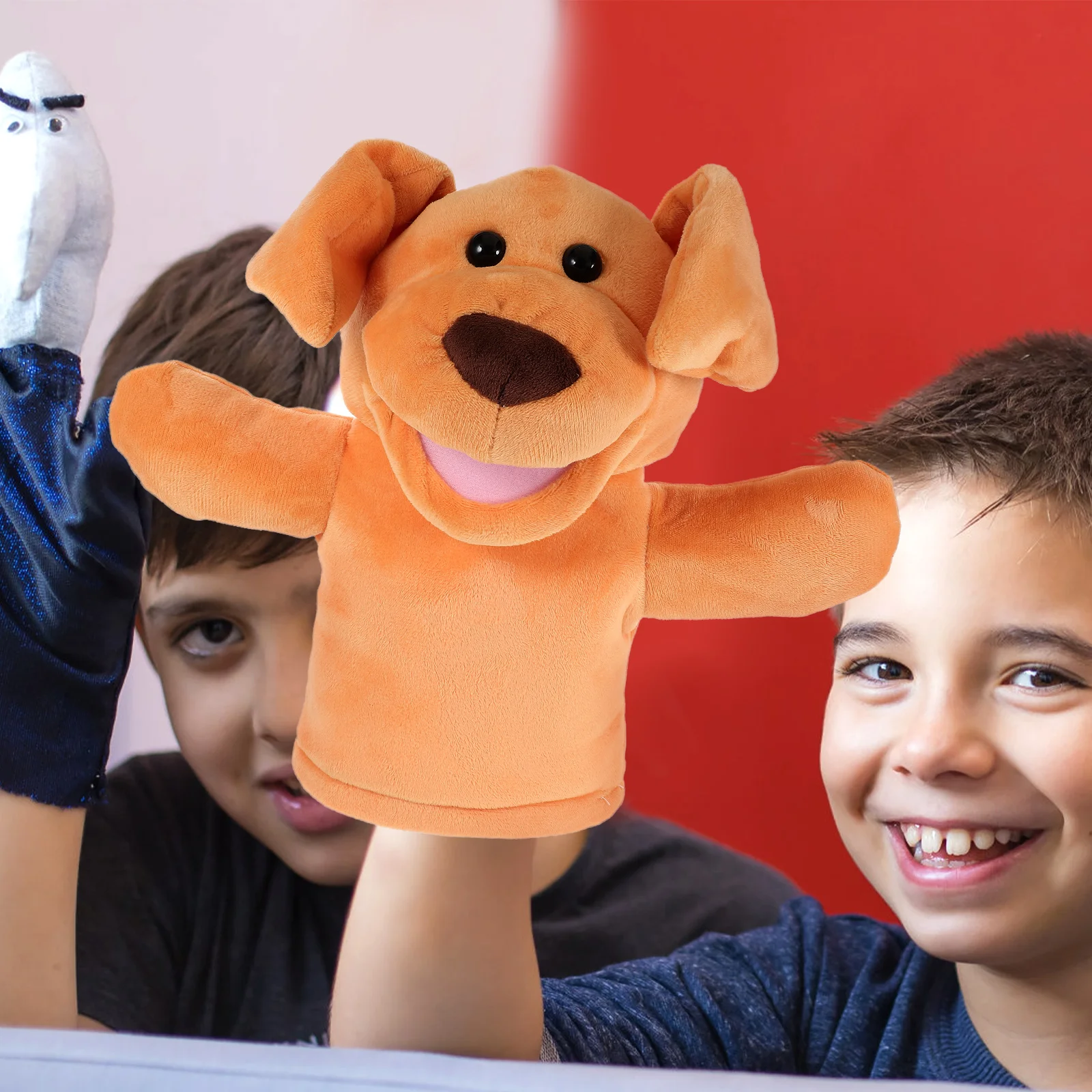 Plush Dog Hand Puppet Interactive Storytelling Hand Toy Stuffed Animal Puppet Toy Plush Hand Puppet Plush Animal Hand Puppets
Plush Dog Hand Puppet Interactive Storytelling Hand Toy Stuffed Animal Puppet Toy Plush Hand Puppet Plush Animal Hand Puppets
