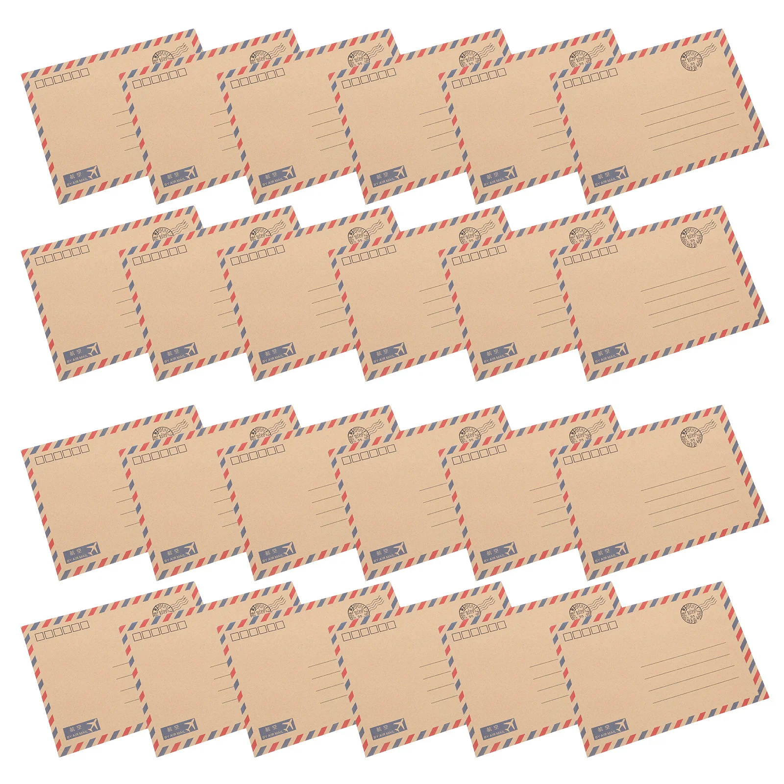 48Pcs Style Envelopes with Writing Paper Vintage Airmail Stationery Set for Postcards Love Letters Party Favors
48Pcs Style Envelopes with Writing Paper Vintage Airmail Stationery Set for Postcards Love Letters Party Favors