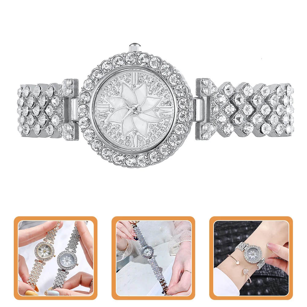Rhinestone Inlaid Women'S Watch Elegant Alloy Strap Wristwatch Exquisite Casual Lady Timepiece Decorative Gift For Her
Rhinestone Inlaid Women'S Watch Elegant Alloy Strap Wristwatch Exquisite Casual Lady Timepiece Decorative Gift For Her