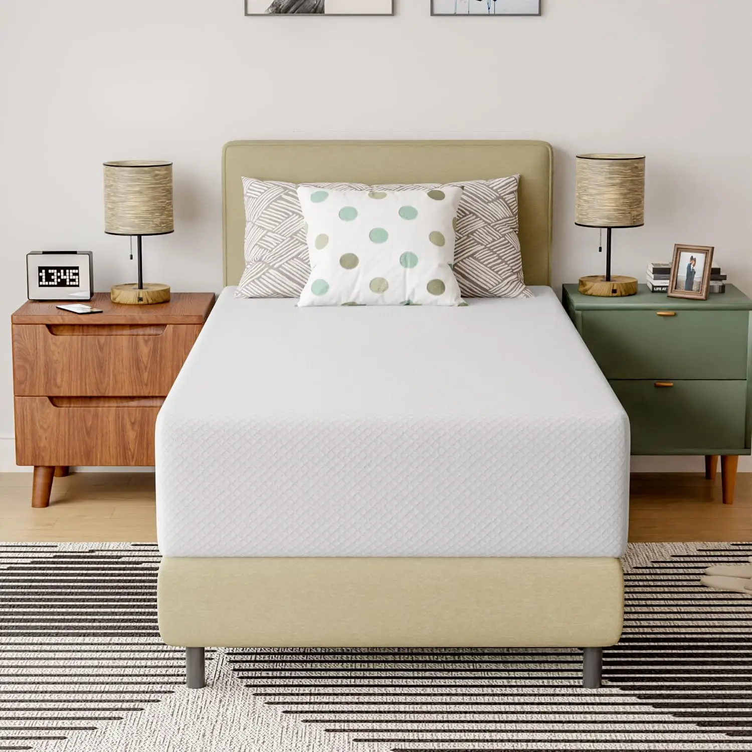 Memory Foam Mattress Medium-Firm Mattress for Pressure Relief & Cooler Sleep Gel Memory Foam Mattress Bed in a Box Fiberglass Fr
Memory Foam Mattress Medium-Firm Mattress for Pressure Relief & Cooler Sleep Gel Memory Foam Mattress Bed in a Box Fiberglass Fr