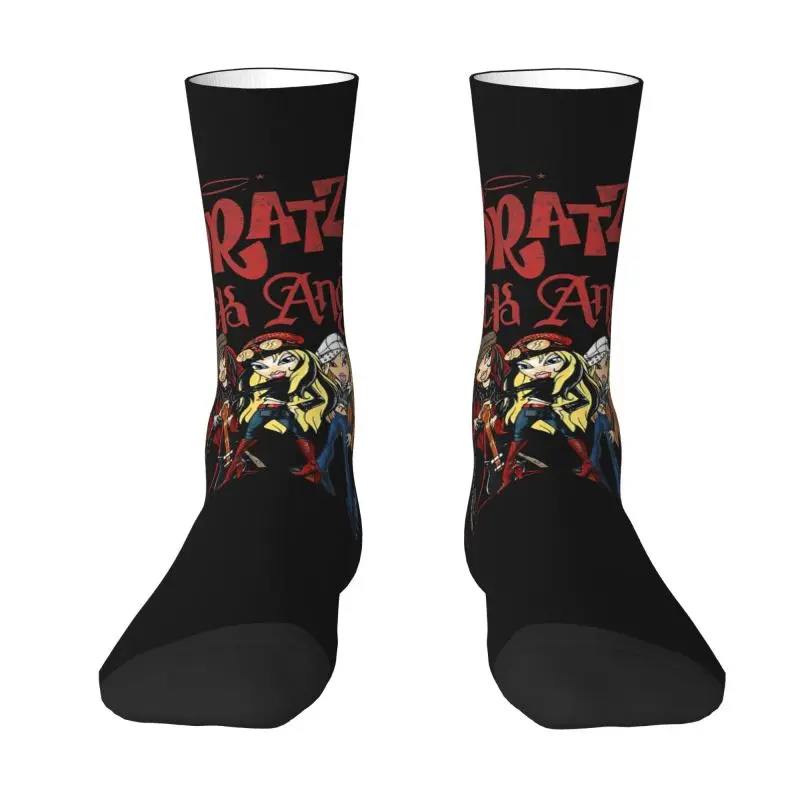 Funny Printed Bratz Rock Angelz Group Shot Socks for Men Women Stretchy Summer Autumn Winter Animated Tv Crew Socks
Funny Printed Bratz Rock Angelz Group Shot Socks for Men Women Stretchy Summer Autumn Winter Animated Tv Crew Socks