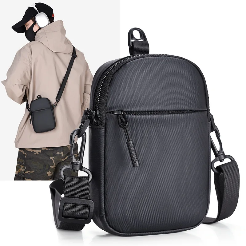 ISKYBOB Men's Diagonal Straddle Bag Luxury Fashion Mini Breast Bag Men Lightweight Water-resistant Shoulder Bag Trendy Backpack
ISKYBOB Men's Diagonal Straddle Bag Luxury Fashion Mini Breast Bag Men Lightweight Water-resistant Shoulder Bag Trendy Backpack