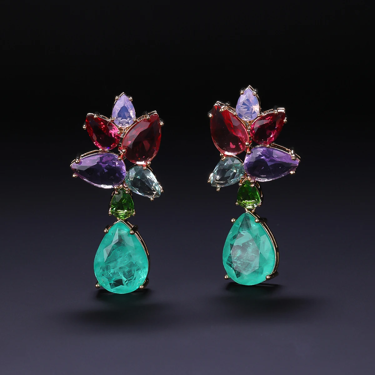 Fashion Jewelry Cubic Zirconia Earrings Elegant Colors Waterdrop CZ Earrings for Women CE12320
Fashion Jewelry Cubic Zirconia Earrings Elegant Colors Waterdrop CZ Earrings for Women CE12320