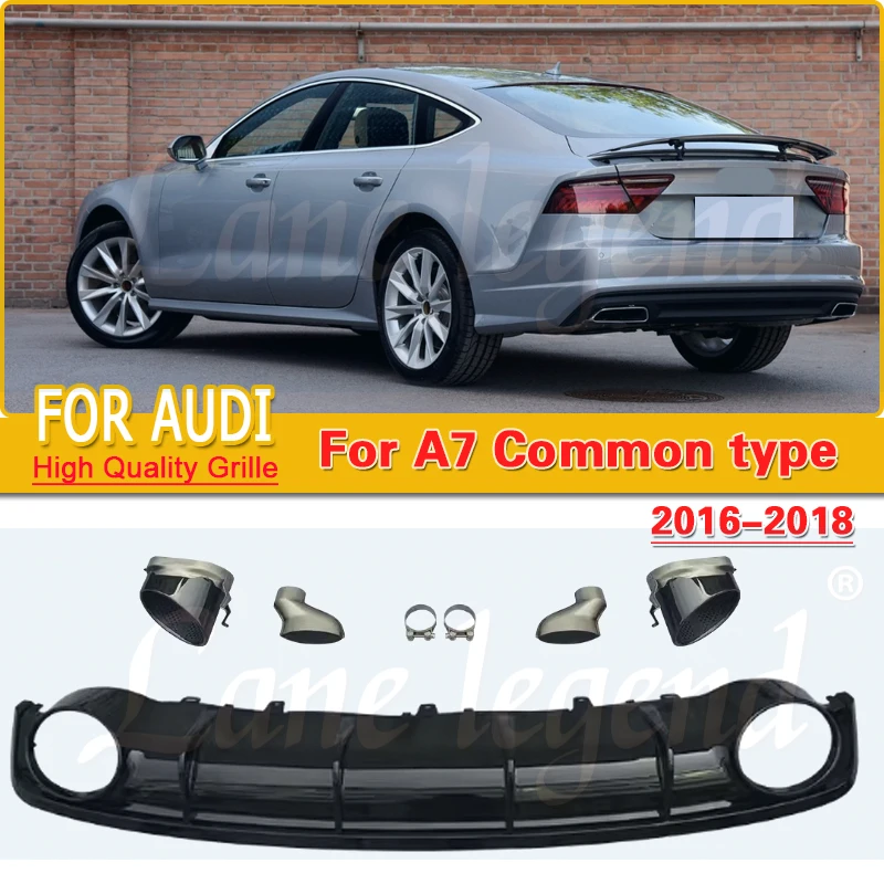 Car styling Rear Bumper Lip For Audi A7 A7L Common type 2016-2018 Modify to RS7 Style Diffuser ABS Rear Bumper Diffuser
Car styling Rear Bumper Lip For Audi A7 A7L Common type 2016-2018 Modify to RS7 Style Diffuser ABS Rear Bumper Diffuser