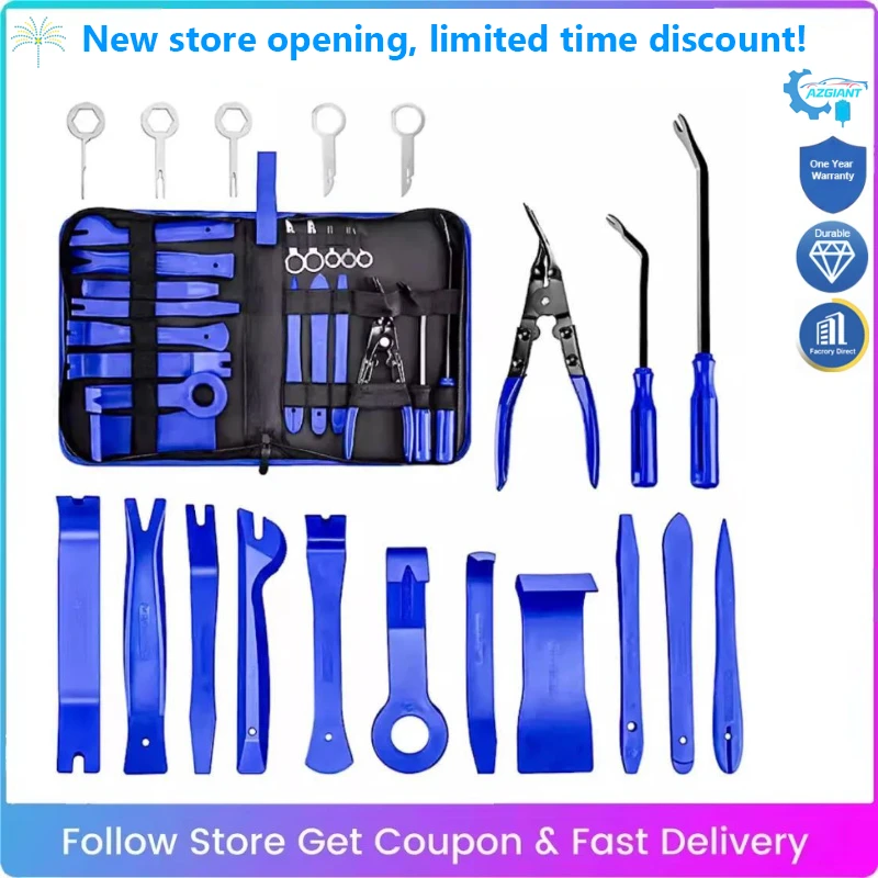 AZGIANT Car Interior Trim Removal Tool for Door Panel Clip Pry Bar Dashboard Removal Navigation Audio Disassembly Pry Tool
AZGIANT Car Interior Trim Removal Tool for Door Panel Clip Pry Bar Dashboard Removal Navigation Audio Disassembly Pry Tool