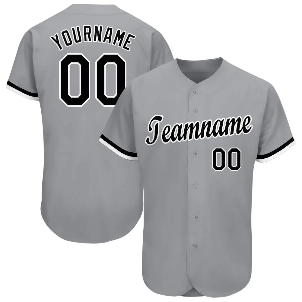 Gray Color Custom Baseball Jersey Shirt 3D Printed for Men and Women Shirt Sport Unisex Tops
Gray Color Custom Baseball Jersey Shirt 3D Printed for Men and Women Shirt Sport Unisex Tops
