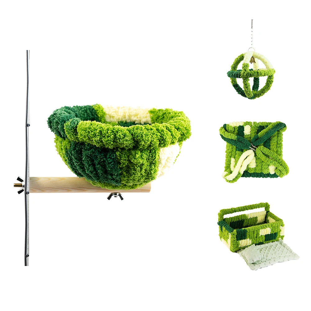 WEETHOME Super Soft Bird BED Mat Swing Ring Platform BED House Cage Bed For Bird Parrot Budgie Parakeet Cockatiel Lovebird Finch
WEETHOME Super Soft Bird BED Mat Swing Ring Platform BED House Cage Bed For Bird Parrot Budgie Parakeet Cockatiel Lovebird Finch