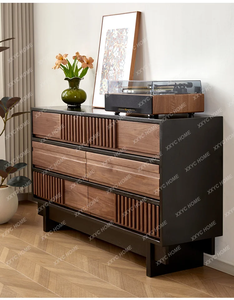AA modern simple solid wood six-pump storage cabinet
AA modern simple solid wood six-pump storage cabinet