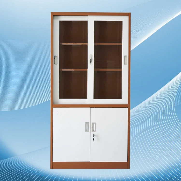 #For glass double door metal storage filing cabinet office file room item storage cabinet wood grain printing
#For glass double door metal storage filing cabinet office file room item storage cabinet wood grain printing