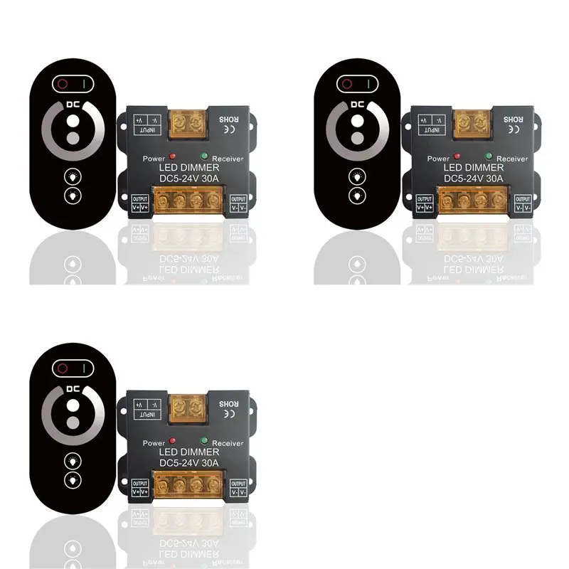 FEDI-3X RF 30A Touch Dc12v Dc24v Single Color Controller LED Dimmer For LED Lights
FEDI-3X RF 30A Touch Dc12v Dc24v Single Color Controller LED Dimmer For LED Lights