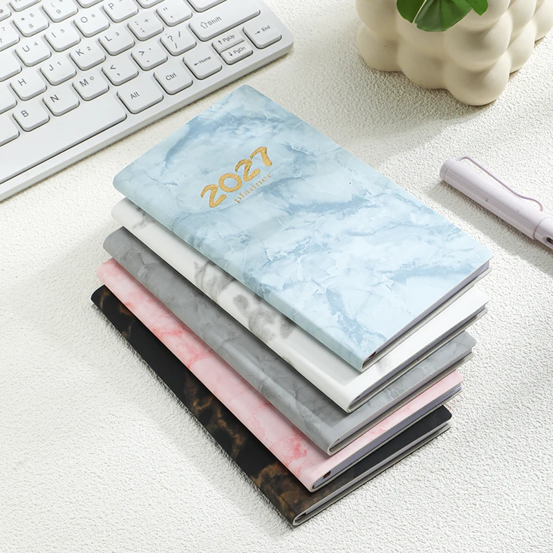 2027 Marble Pocket Notebook - English Academic Year Calendar - Waterproof Dustproof Hot Foil Embossed - A6 - Portable Notebook f
2027 Marble Pocket Notebook - English Academic Year Calendar - Waterproof Dustproof Hot Foil Embossed - A6 - Portable Notebook f