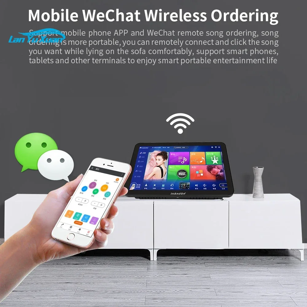 Мини-караоке 15,6 дюйма «все в одном» 4 ТБ портативная пеющая караоке-машина домашний набор Wi-Fi музыкальный автомат InAndOn KTV караоке-плеер
Мини-караоке 15,6 дюйма «все в одном» 4 ТБ портативная пеющая караоке-машина домашний набор Wi-Fi музыкальный автомат InAndOn KTV караоке-плеер