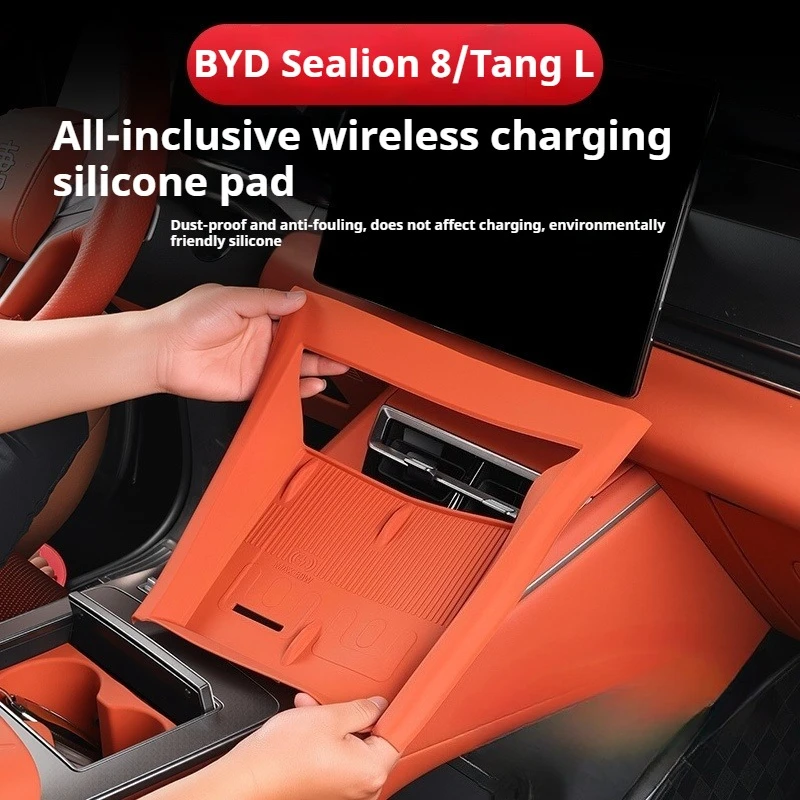 Fit For BYD Sealion 8 Tang L Dmi/P EV Wireless Charger Silicone Pad Center Console Interior Modification
Fit For BYD Sealion 8 Tang L Dmi/P EV Wireless Charger Silicone Pad Center Console Interior Modification