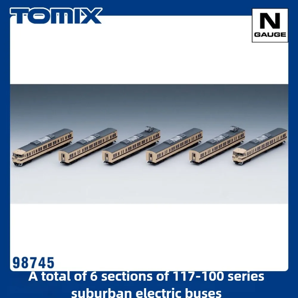 TOMIX N-тип, масштабная модель поезда 1/160, серия 117-100, пригородный электрический пассажирский поезд, 6 автомобилей, 98745, набор поезда, игрушка для мальчика, подарок
TOMIX N-тип, масштабная модель поезда 1/160, серия 117-100, пригородный электрический пассажирский поезд, 6 автомобилей, 98745, набор поезда, игрушка для мальчика, подарок