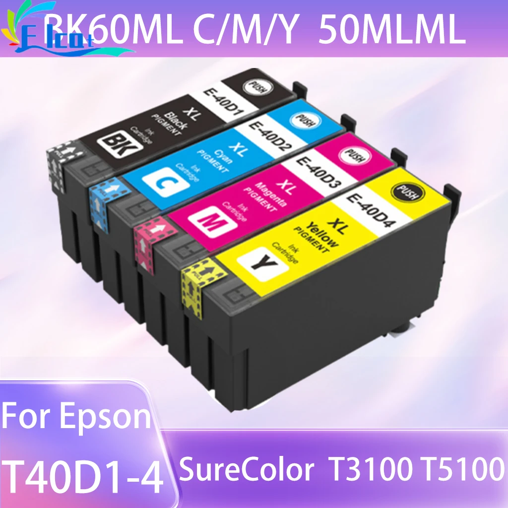 T40D1 T40D2 T40D3 T40D4 T40D Compatible Printer Inkjet pigment Ink Cartridge For Epson SureColor SC-T3100 SC-T5100 Printer
T40D1 T40D2 T40D3 T40D4 T40D Compatible Printer Inkjet pigment Ink Cartridge For Epson SureColor SC-T3100 SC-T5100 Printer