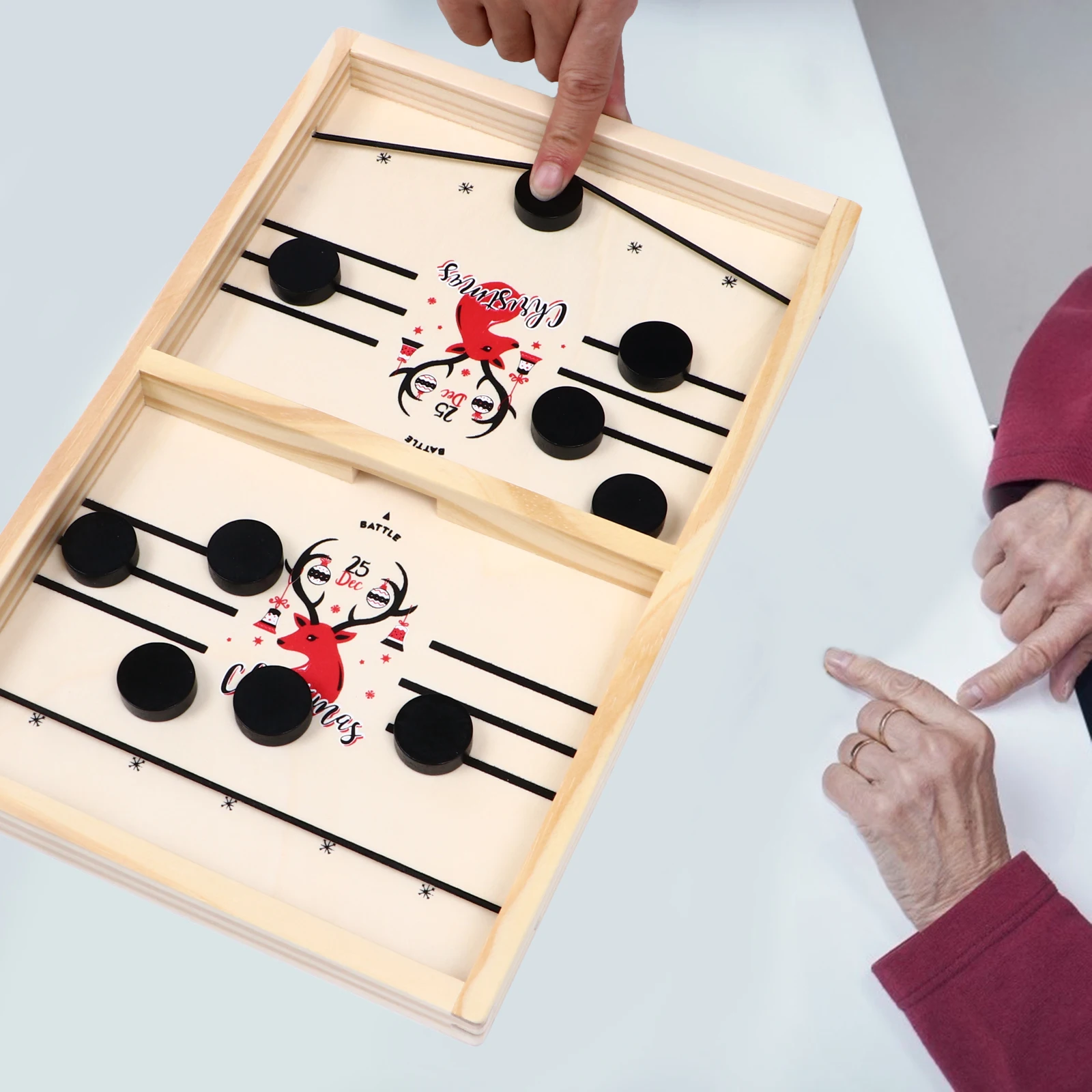 Parent-child Interactive Chess Portable Board Game Fast Sling Puck Air Assorted Color Winner Games Wooden Catapult Toy Family
Parent-child Interactive Chess Portable Board Game Fast Sling Puck Air Assorted Color Winner Games Wooden Catapult Toy Family