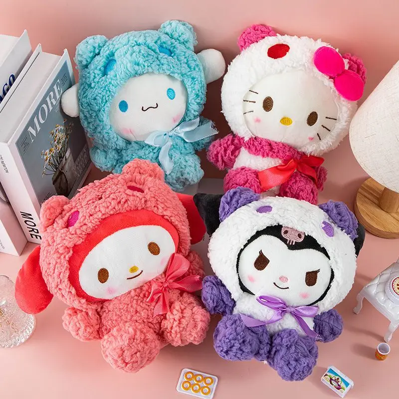 Кавайная плюшевая Аниме Кукла Sanrio с заклепками Kuromi, животные, кукла пахакко, Хелло Китти, Плюшевые Декоративные игрушки, подарок для девочек
Кавайная плюшевая Аниме Кукла Sanrio с заклепками Kuromi, животные, кукла пахакко, Хелло Китти, Плюшевые Декоративные игрушки, подарок для девочек