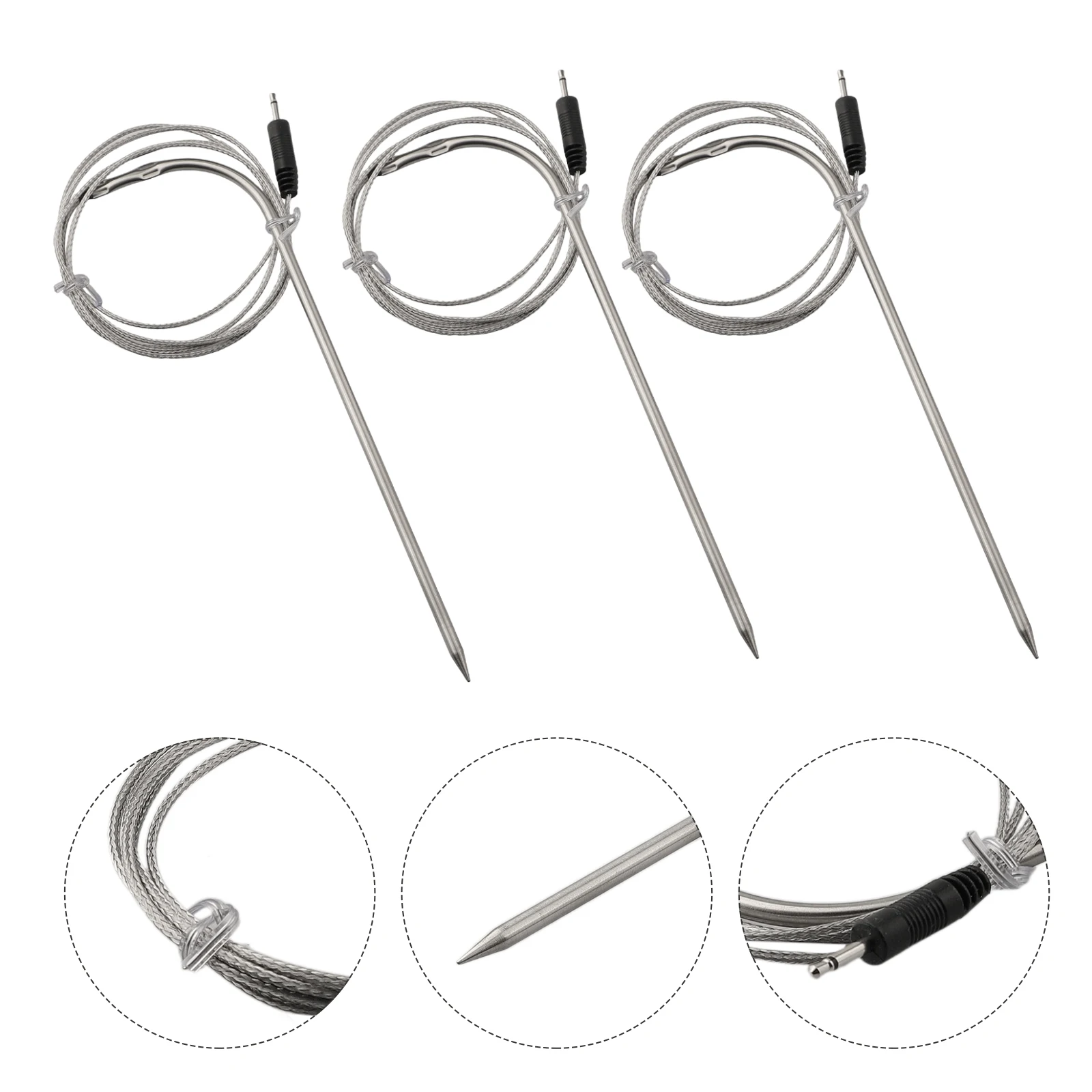 New Practical Probes Sensor DC3.5 Connector 3PCS Long Probe Length 130cm Measuring Tool Outdoor Parts Probe Sensor Accessories
New Practical Probes Sensor DC3.5 Connector 3PCS Long Probe Length 130cm Measuring Tool Outdoor Parts Probe Sensor Accessories