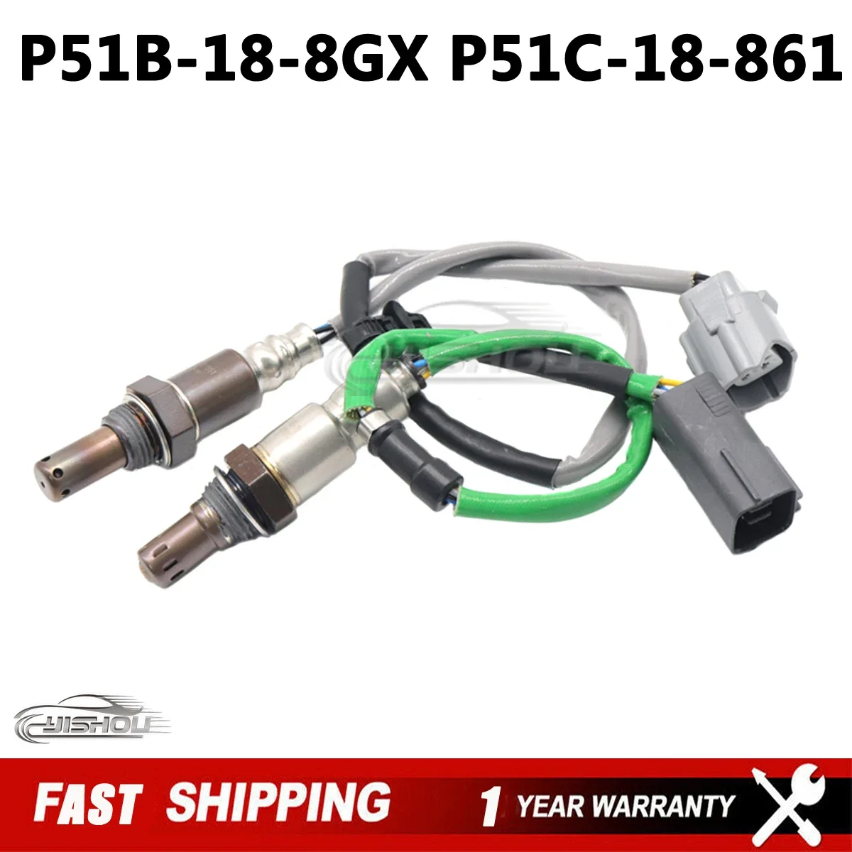 P51B-18-8GX P51C-18-861 Upstream and Downstream Air Fuel Ratio O2 Oxygen Lambda Sensor For 2.0L Mazda MX-5 Miata 2016-2018
P51B-18-8GX P51C-18-861 Upstream and Downstream Air Fuel Ratio O2 Oxygen Lambda Sensor For 2.0L Mazda MX-5 Miata 2016-2018