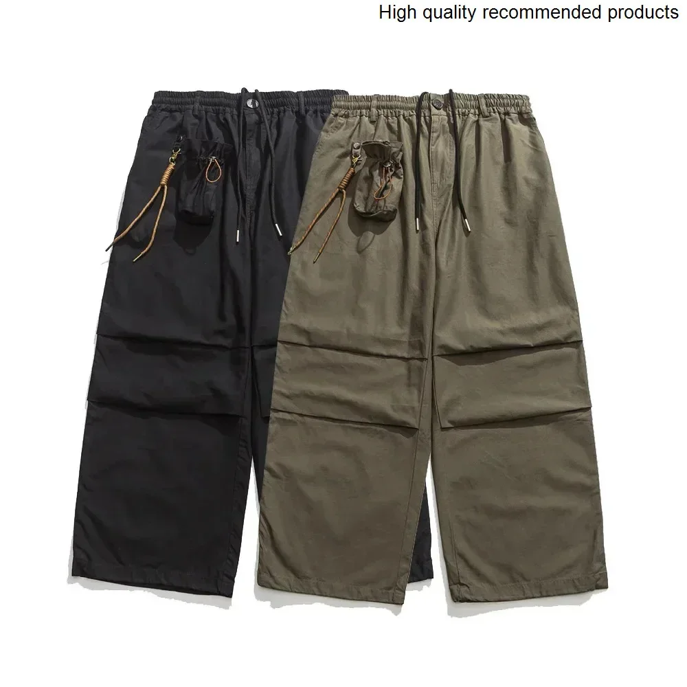 Detachable Pocket Drawstring Streetwear Men Fashion Loose Casual Outdoor Wide Leg Cargo Pants Cityboy Jogger Sweatpants Trousers
Detachable Pocket Drawstring Streetwear Men Fashion Loose Casual Outdoor Wide Leg Cargo Pants Cityboy Jogger Sweatpants Trousers