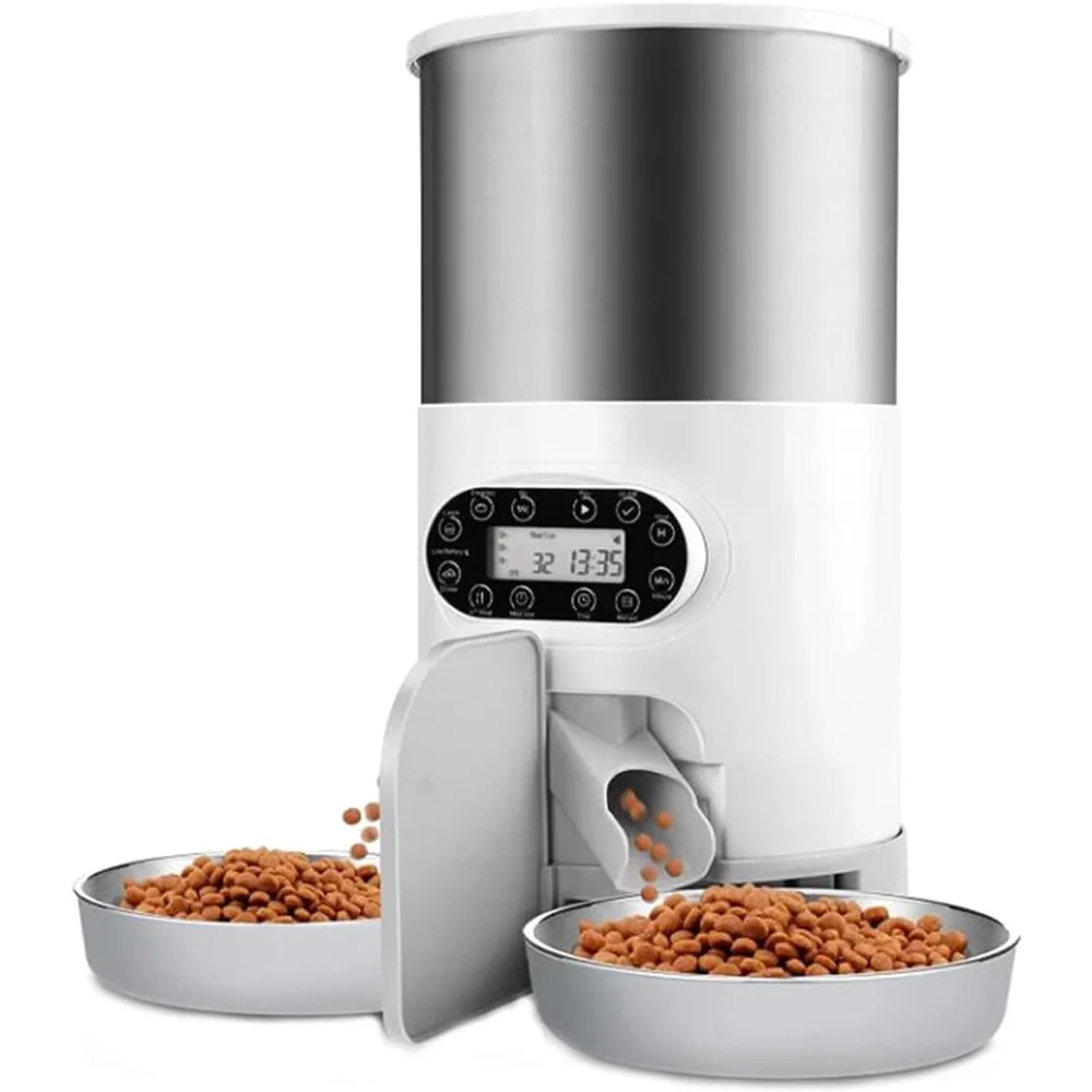 Автоматическая кормушка для кошек на 6,5 л, диспенсер для сухих кормов для кошек с записью голоса, кормушка для кошек с таймером, диспенсер для корма для собак
Автоматическая кормушка для кошек на 6,5 л, диспенсер для сухих кормов для кошек с записью голоса, кормушка для кошек с таймером, диспенсер для корма для собак