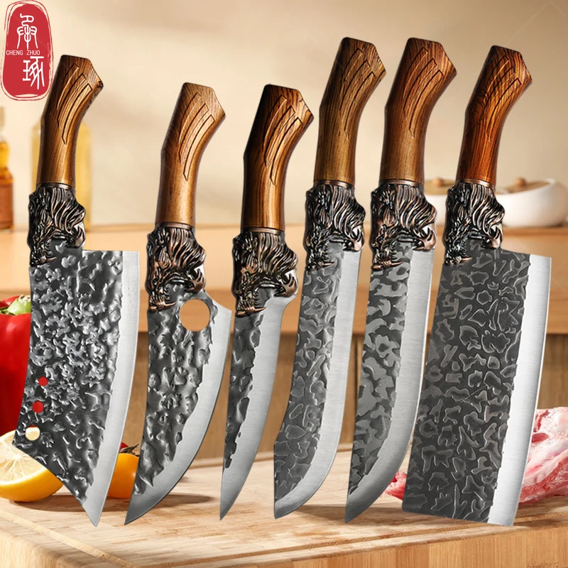 Stainless Steel Boning Knife Hand-Forged Knife Meat Cleaver Fish Slicing BBQ Household Vegetable Fruit Knife Kitchen Accessories
Stainless Steel Boning Knife Hand-Forged Knife Meat Cleaver Fish Slicing BBQ Household Vegetable Fruit Knife Kitchen Accessories