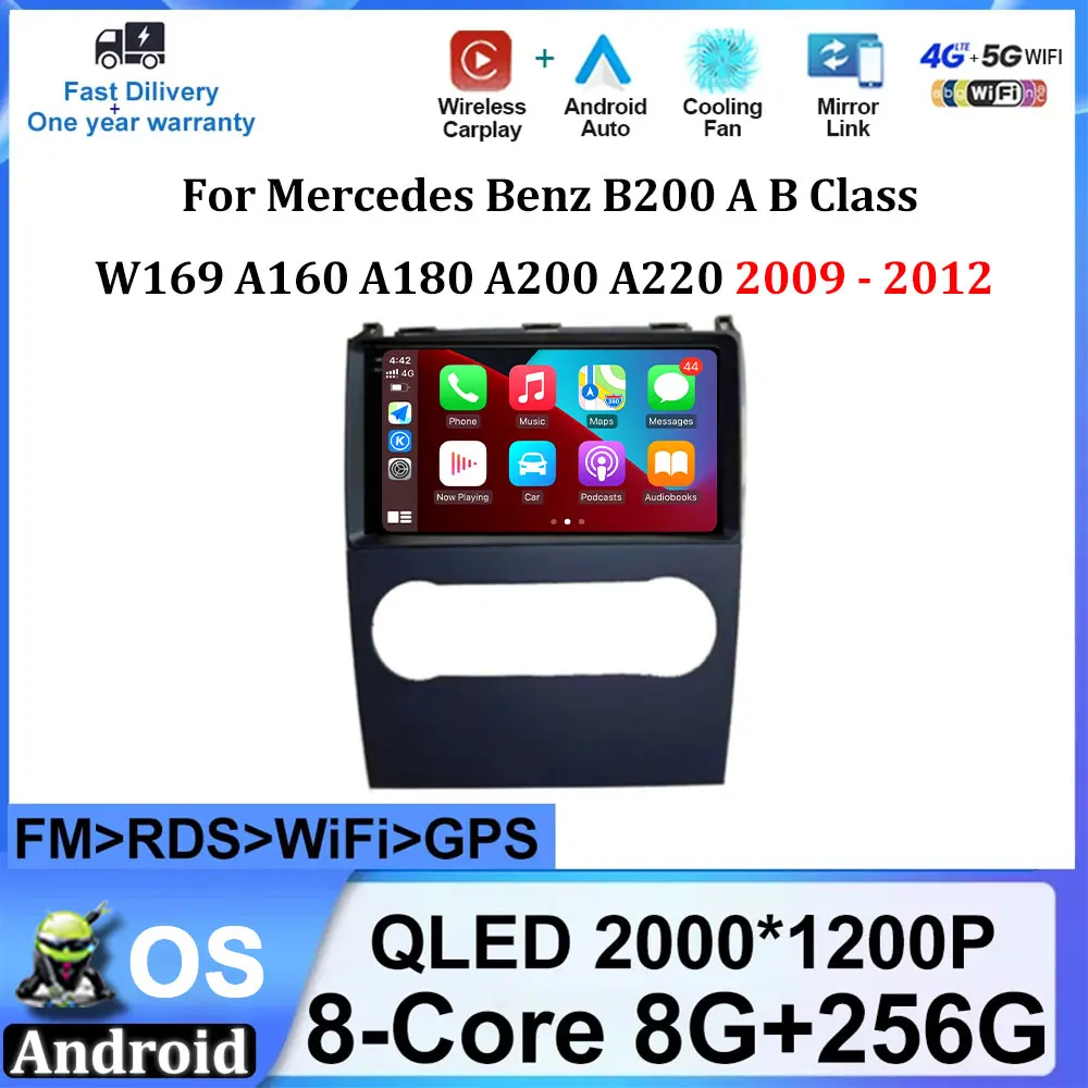 9 '' Android OS for Mercedes Benz B200 A B Class W169 A160 A180 A200 A220 2009 - 2012 GPS Navi Car Multimedia Radio Video Player
9 '' Android OS for Mercedes Benz B200 A B Class W169 A160 A180 A200 A220 2009 - 2012 GPS Navi Car Multimedia Radio Video Player