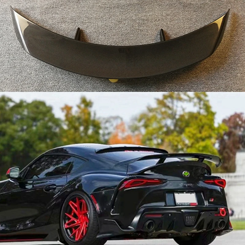 For Toyota Supra A90 2019 2020 2021 Car Styling Carbon Fiber / FRP Rear Spoiler Trunk Wing
For Toyota Supra A90 2019 2020 2021 Car Styling Carbon Fiber / FRP Rear Spoiler Trunk Wing