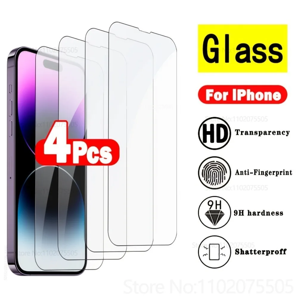 4Pcs Full Coverage Tempered Glass for IPhone 17 Promax 15 14 Promax 17Air High Clarity 16 Plus 12Mini 13 Promax Screen Protector
4Pcs Full Coverage Tempered Glass for IPhone 17 Promax 15 14 Promax 17Air High Clarity 16 Plus 12Mini 13 Promax Screen Protector