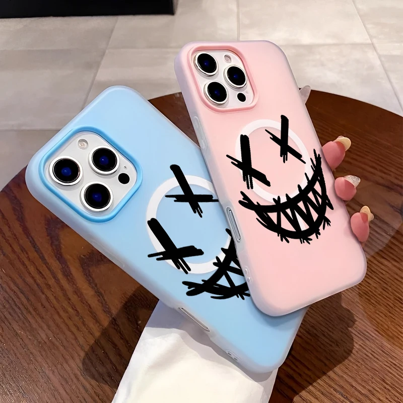 Магнитный модный тренд, простой крутой неправильный символ, чехол для телефона со смайликом для IPhone 16, 15, 14, 13, 12, 11 PRO MAX, силиконовый чехол для телефона
Магнитный модный тренд, простой крутой неправильный символ, чехол для телефона со смайликом для IPhone 16, 15, 14, 13, 12, 11 PRO MAX, силиконовый чехол для телефона