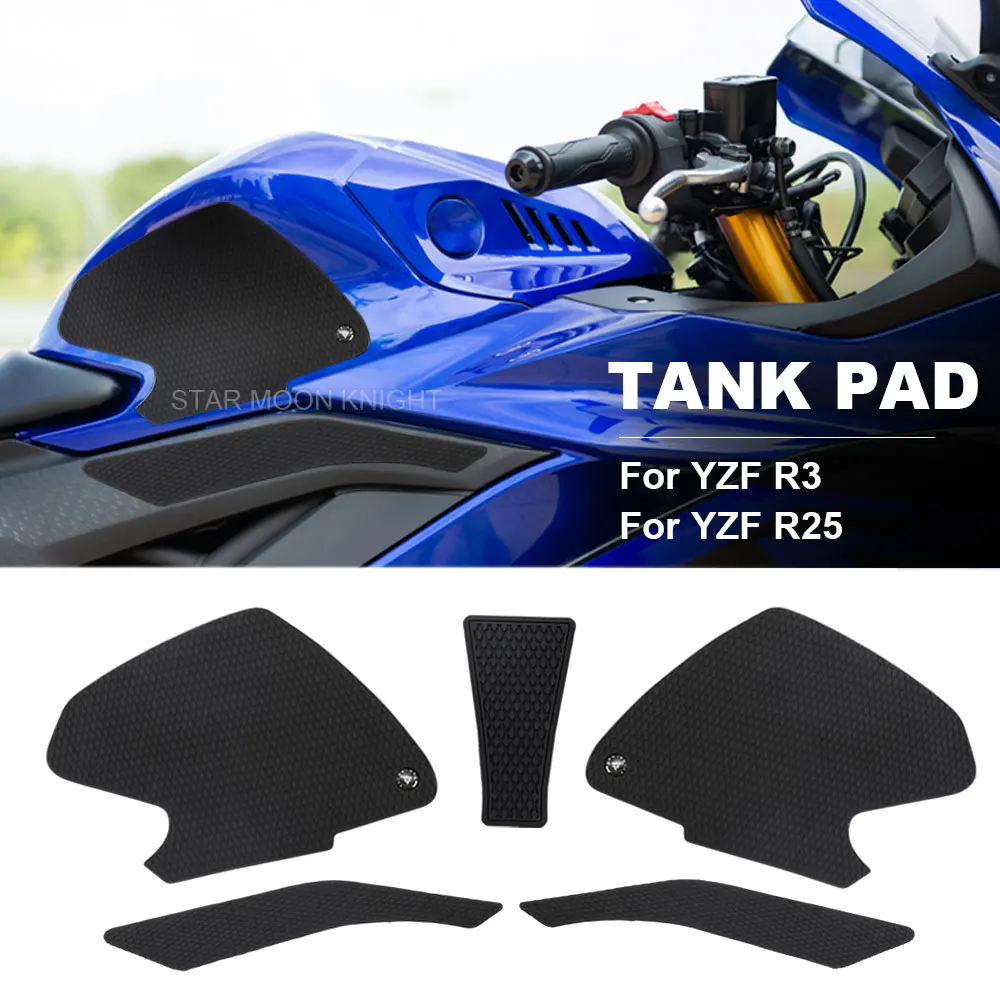 For Yamaha YZF R3 R25 YZF-R3 YZF-R25 2019 2020 2021 2022 Anti-slip Side Fuel Tank pad Protector Stickers Knee Grip Traction Pad
For Yamaha YZF R3 R25 YZF-R3 YZF-R25 2019 2020 2021 2022 Anti-slip Side Fuel Tank pad Protector Stickers Knee Grip Traction Pad