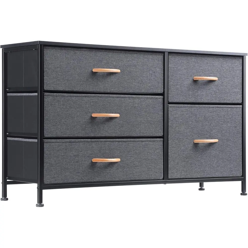 5 Ders Storage Der Organizer, Wide Chest o Ders or Closet,TV Stand with Storage Ders, abric Ders (Black)
5 Ders Storage Der Organizer, Wide Chest o Ders or Closet,TV Stand with Storage Ders, abric Ders (Black)