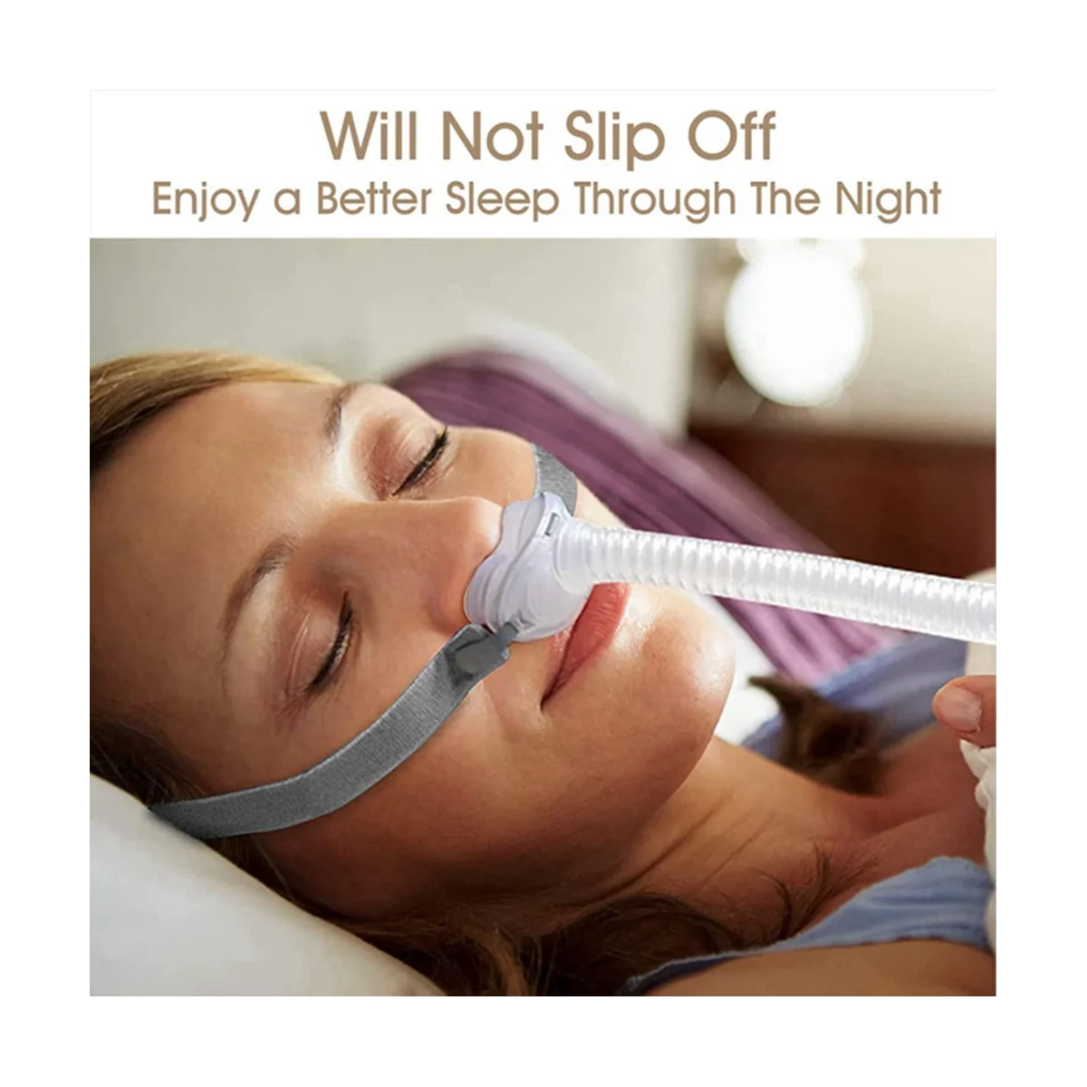 1PCS Replacement Headgear for ResMed Airfit P10 Nasal Pillow CPAP Mask Straps with 2 Adjustment Clips
1PCS Replacement Headgear for ResMed Airfit P10 Nasal Pillow CPAP Mask Straps with 2 Adjustment Clips