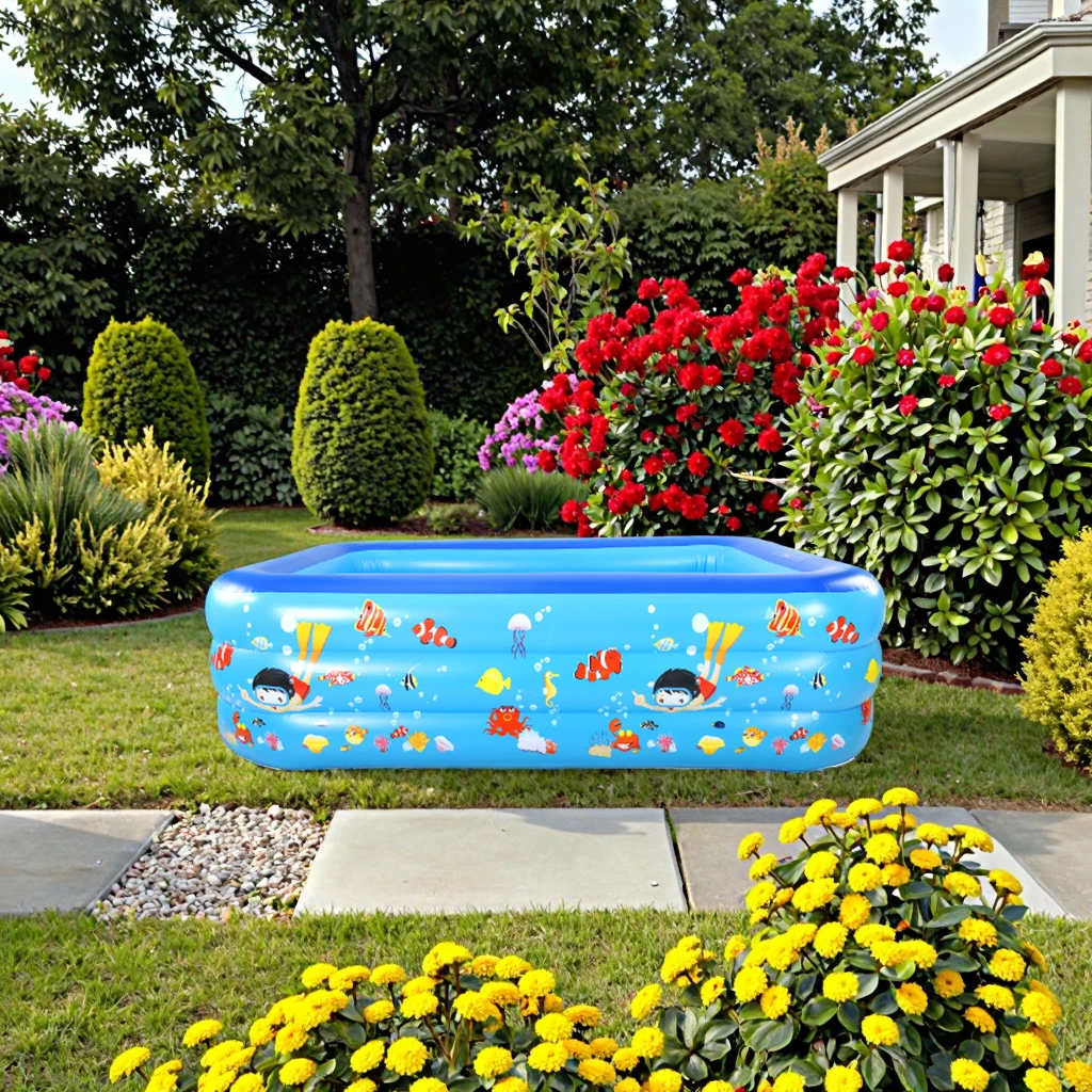 Summer Fun Rectangular Inflatable Pool for Adults Easy Set-Up and Take-Down Pool Accessories
Summer Fun Rectangular Inflatable Pool for Adults Easy Set-Up and Take-Down Pool Accessories