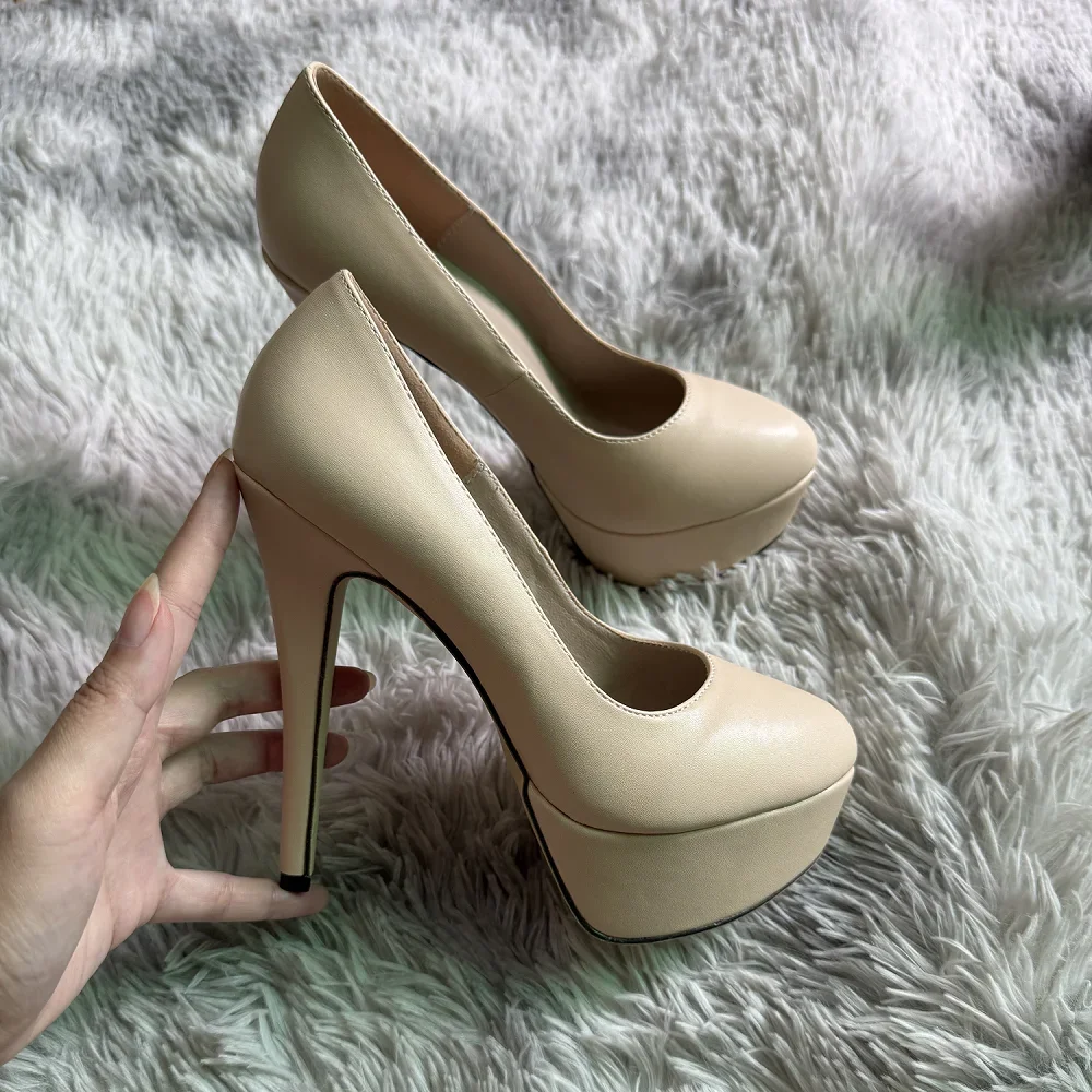 Women Sexy Pumps Matte Round Toes 14cm Extremely Platform High Heels Stripper Pole Dance Stilettos Party Dress Wedding Shoes
Women Sexy Pumps Matte Round Toes 14cm Extremely Platform High Heels Stripper Pole Dance Stilettos Party Dress Wedding Shoes