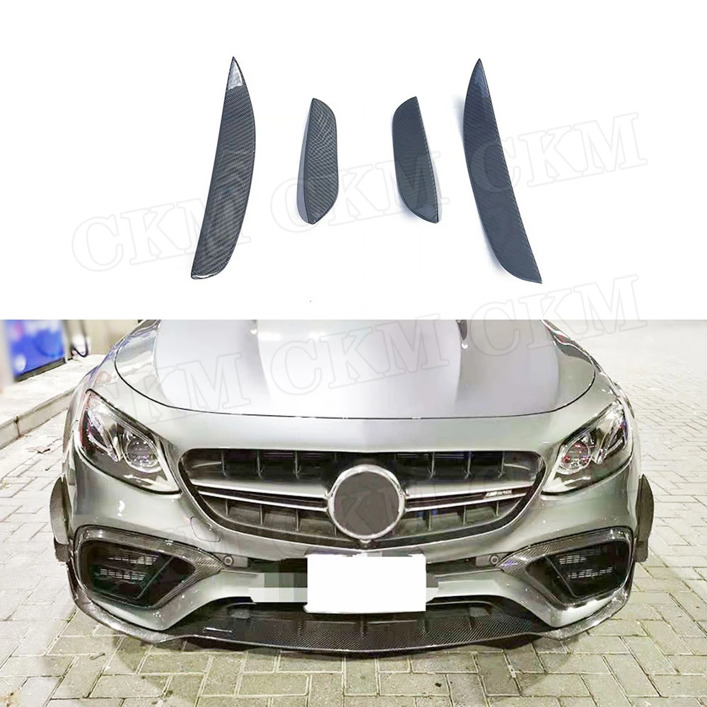 Carbon Fiber Material Front Lip Splitters Canards for Mercedes Benz E Class W213 E63 AMG 2017-2019
Carbon Fiber Material Front Lip Splitters Canards for Mercedes Benz E Class W213 E63 AMG 2017-2019