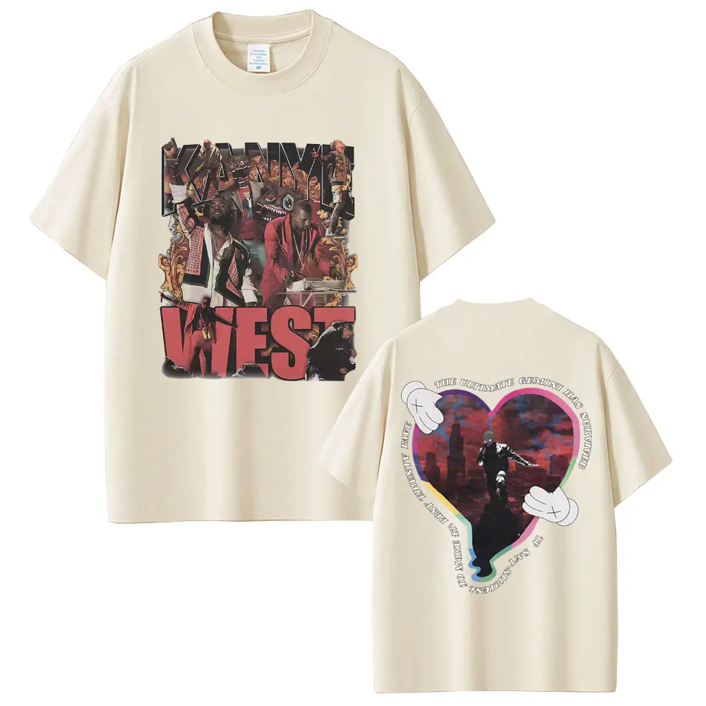 Rapper Kanye West Heartbreak Graphic T-shirt Men Women Hip Hop Fashion Pop Music T Shirts Male Oversized Short Sleeve Streetwear
Rapper Kanye West Heartbreak Graphic T-shirt Men Women Hip Hop Fashion Pop Music T Shirts Male Oversized Short Sleeve Streetwear