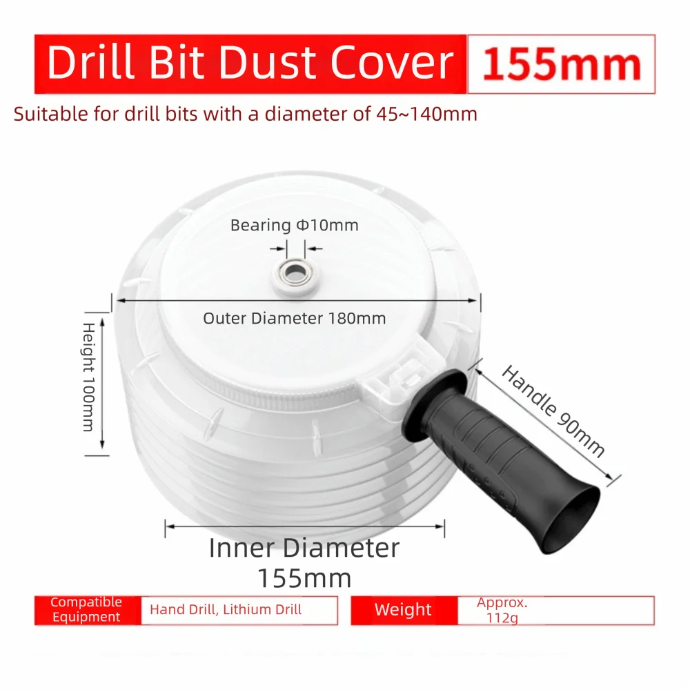 Dustproof Dust Cover Portable Handheld Dust Collector Multi Functional Hole Opener Dust Collection Box Home Decoration
Dustproof Dust Cover Portable Handheld Dust Collector Multi Functional Hole Opener Dust Collection Box Home Decoration