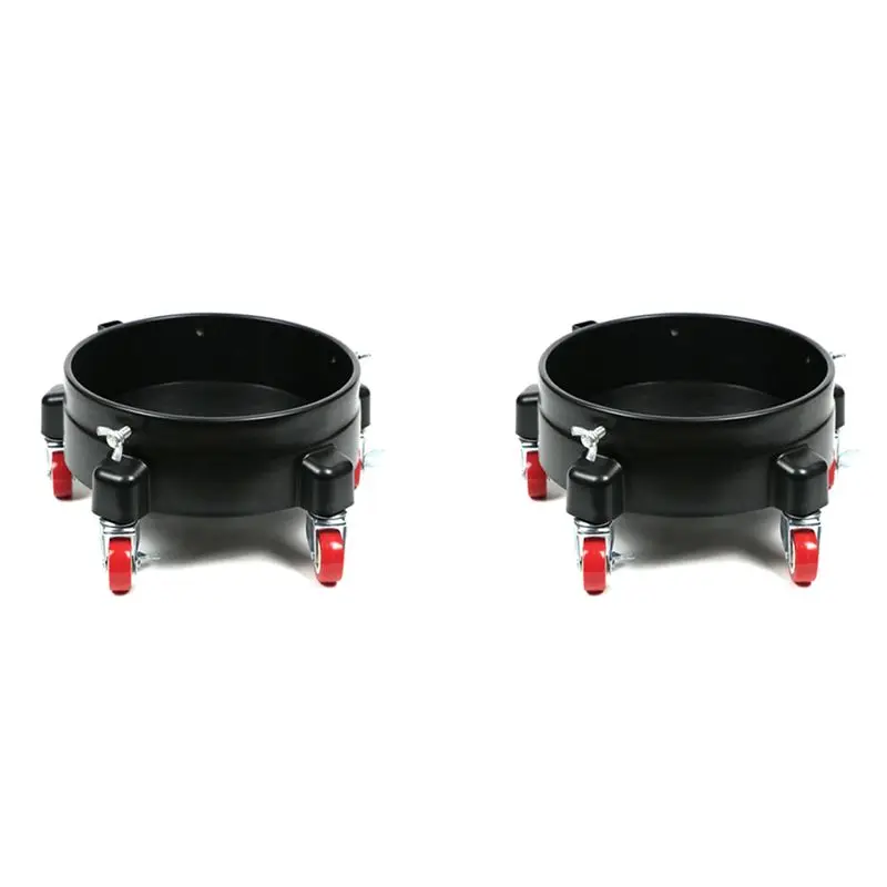 A04E-2Pcs 11.5Inch Bucket Dolly Easy Push Removable Rolling Bucket Dolly 5Roll Swivel Casters To Move 360Degree Turning Black
A04E-2Pcs 11.5Inch Bucket Dolly Easy Push Removable Rolling Bucket Dolly 5Roll Swivel Casters To Move 360Degree Turning Black