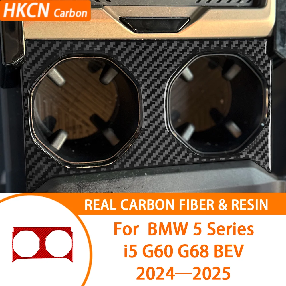 Carbon Fiber Rear Cup Holder Panel Trim Cover Car Accessories Decoration Sticker For BMW 5 Series i5 G60 G68 2024+
Carbon Fiber Rear Cup Holder Panel Trim Cover Car Accessories Decoration Sticker For BMW 5 Series i5 G60 G68 2024+